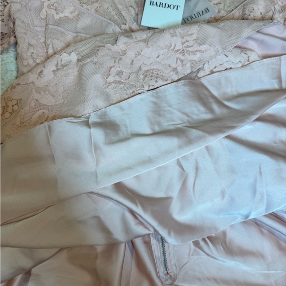 BARDOT Corset Dress In Soft Pink - Picture 10 of 12